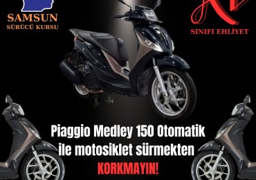Samsun'da Otomatik Vites Motosiklet Ehliyet Alma Dönemi Başladı - Bize Ulaşın